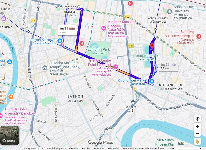 Cómo llegar a tu embajada — ruta real en el mapa